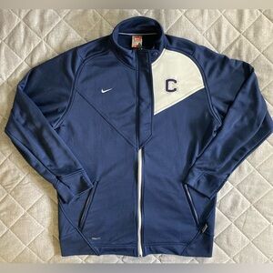 UConn Huskies Nike Warm Up Jacket Mens Large Full Zip Authentic Basketball 2008